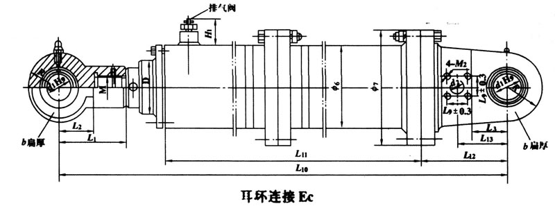 CZE/CZG系列单作用柱塞式-耳环连接