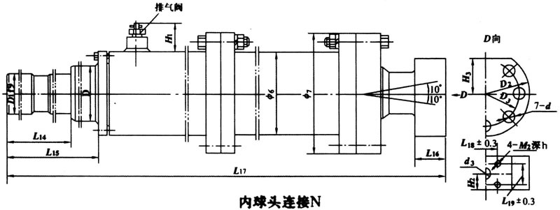 CZE/CZG系列单作用柱塞式-内接头连接N